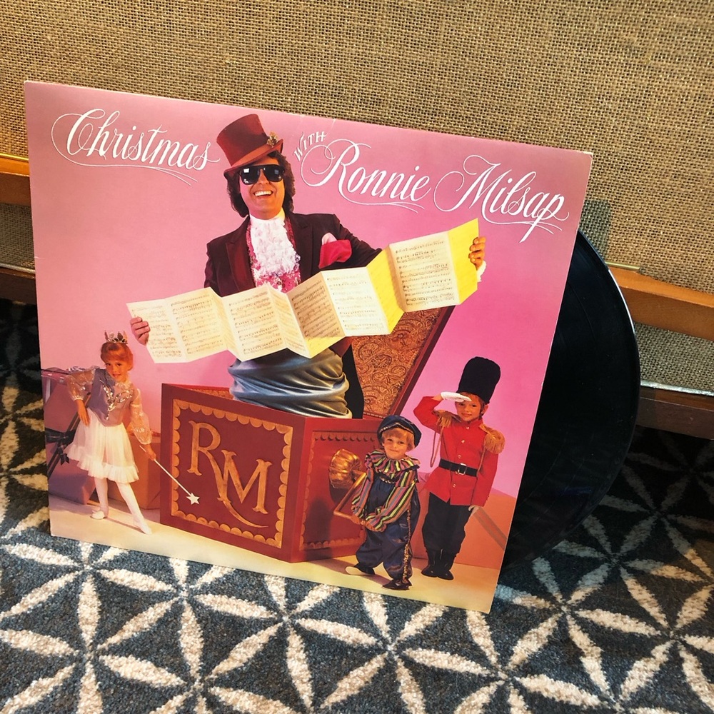 80's "Christmas with Ronnie Milsap" Record - 80's Country Christmas Music Album
